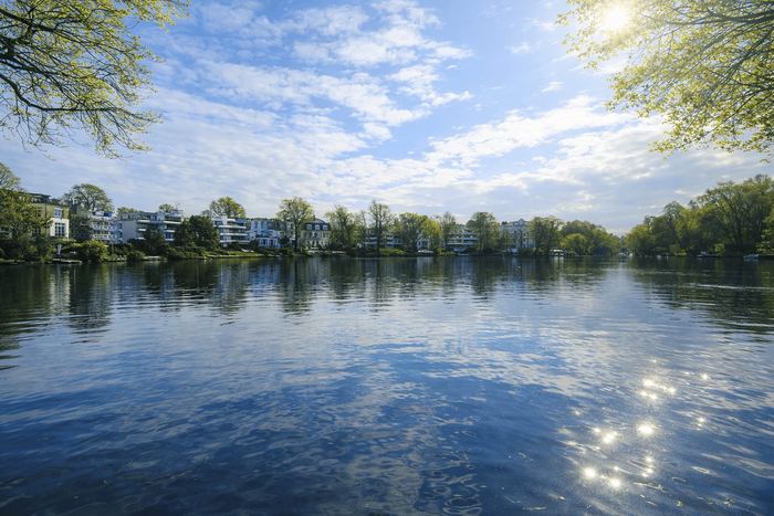 Blick auf den Rondeelteich